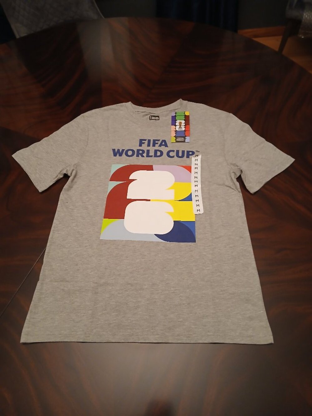FIFA World Cup 2026 Grey Graphic T-Shirt Official Licensed